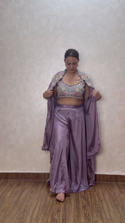 Indo-Western Dress | Elegant Party & Festive Wear - (SS-1001)