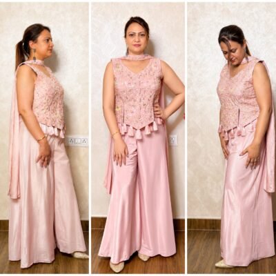 Pink Indo-Western Dress